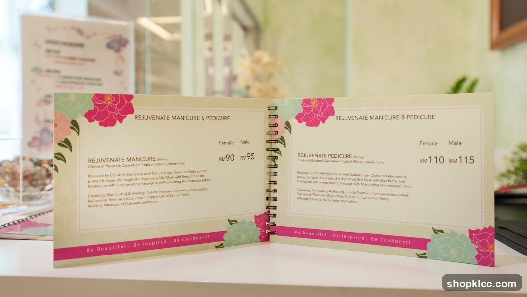 Beauty Salon Service Menu