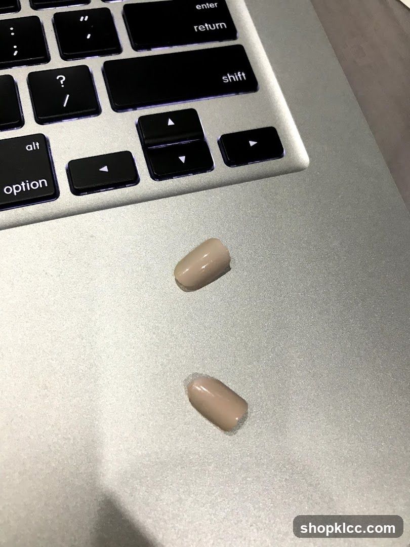 Nail Polish Swatches on Laptop