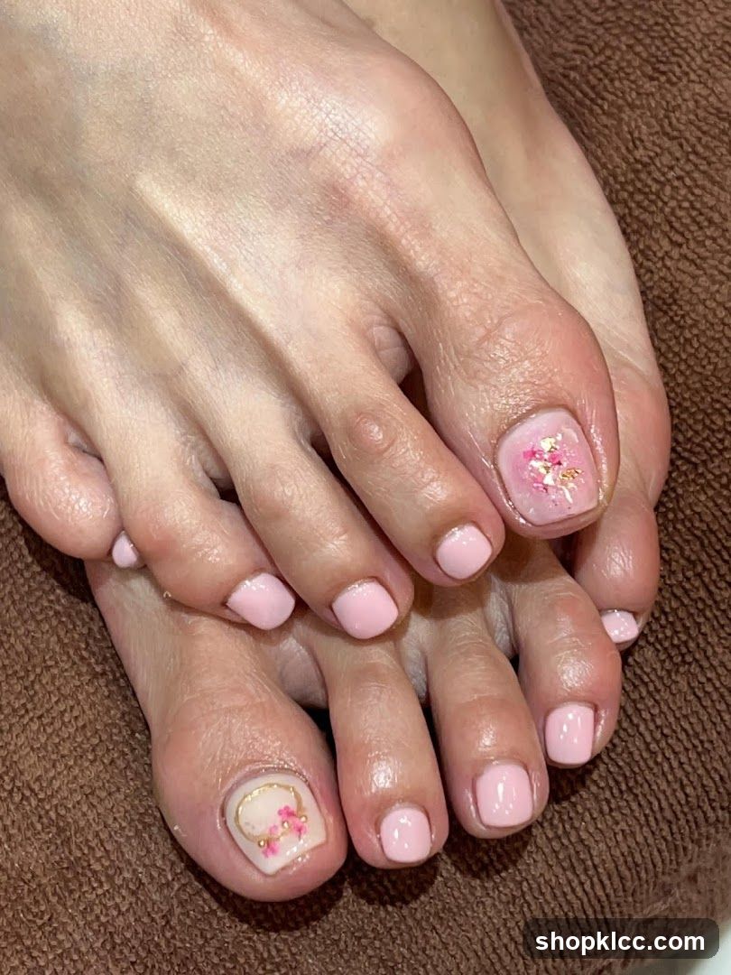 Pedicure with Nail Art