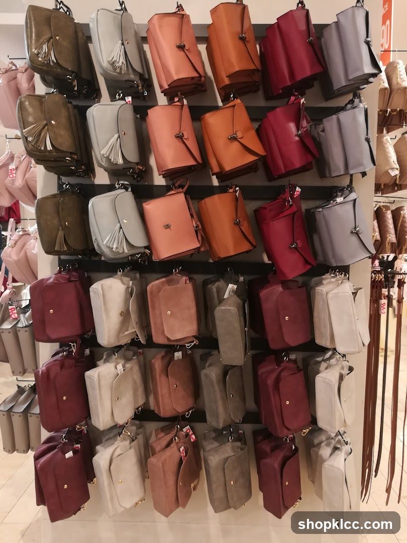 Handbags on Display