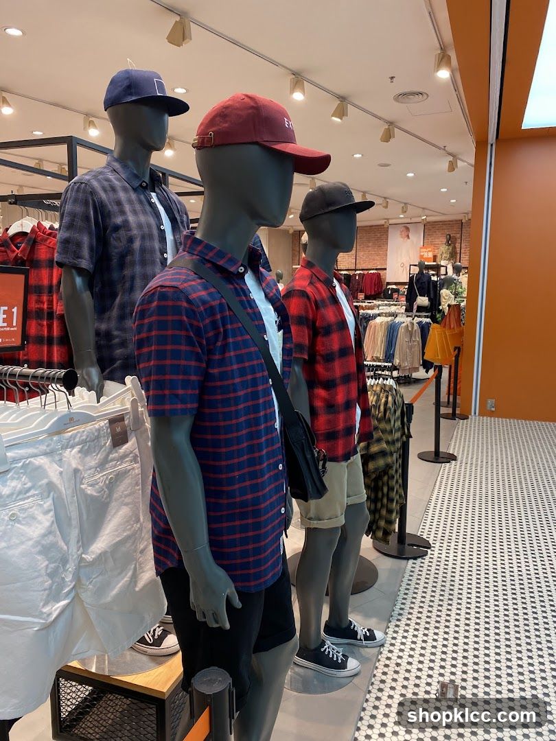 Mannequins in a clothing store