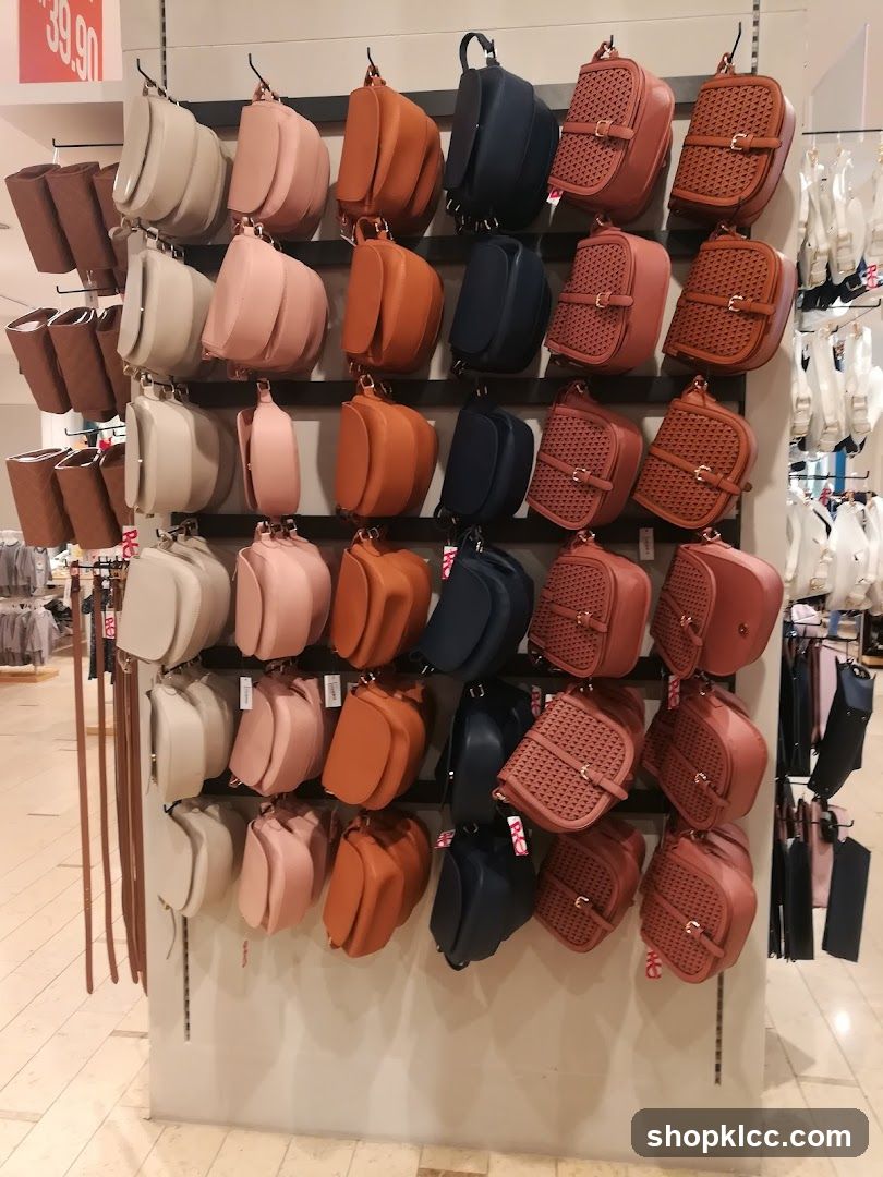 Handbags on Display