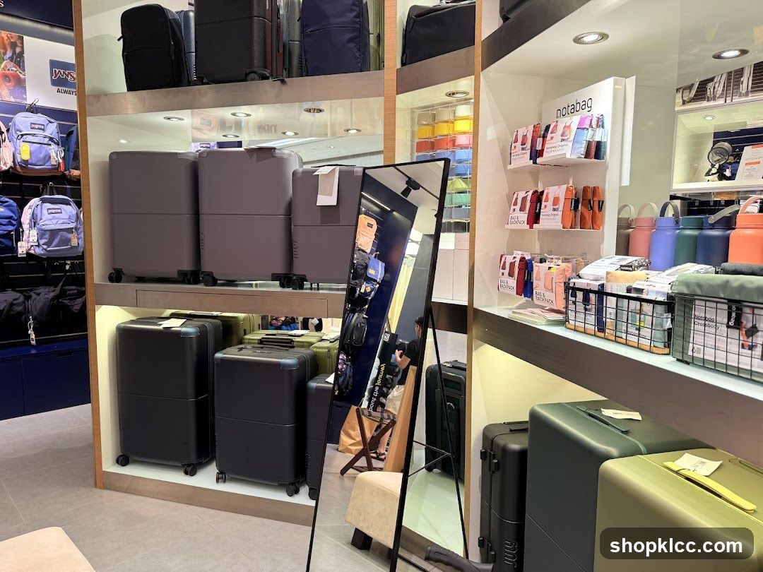 Luggage and Bags Display