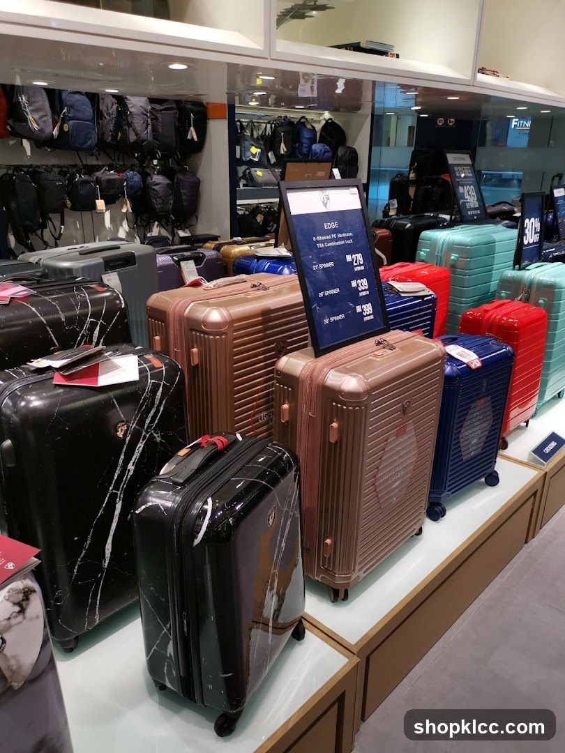 Luggage Store Display