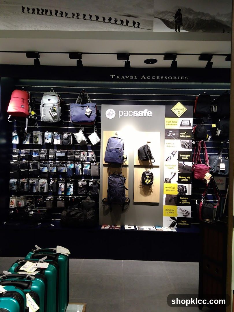 Travel Accessories Store Display
