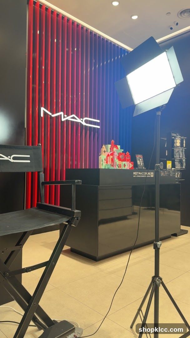 MAC Cosmetics Display