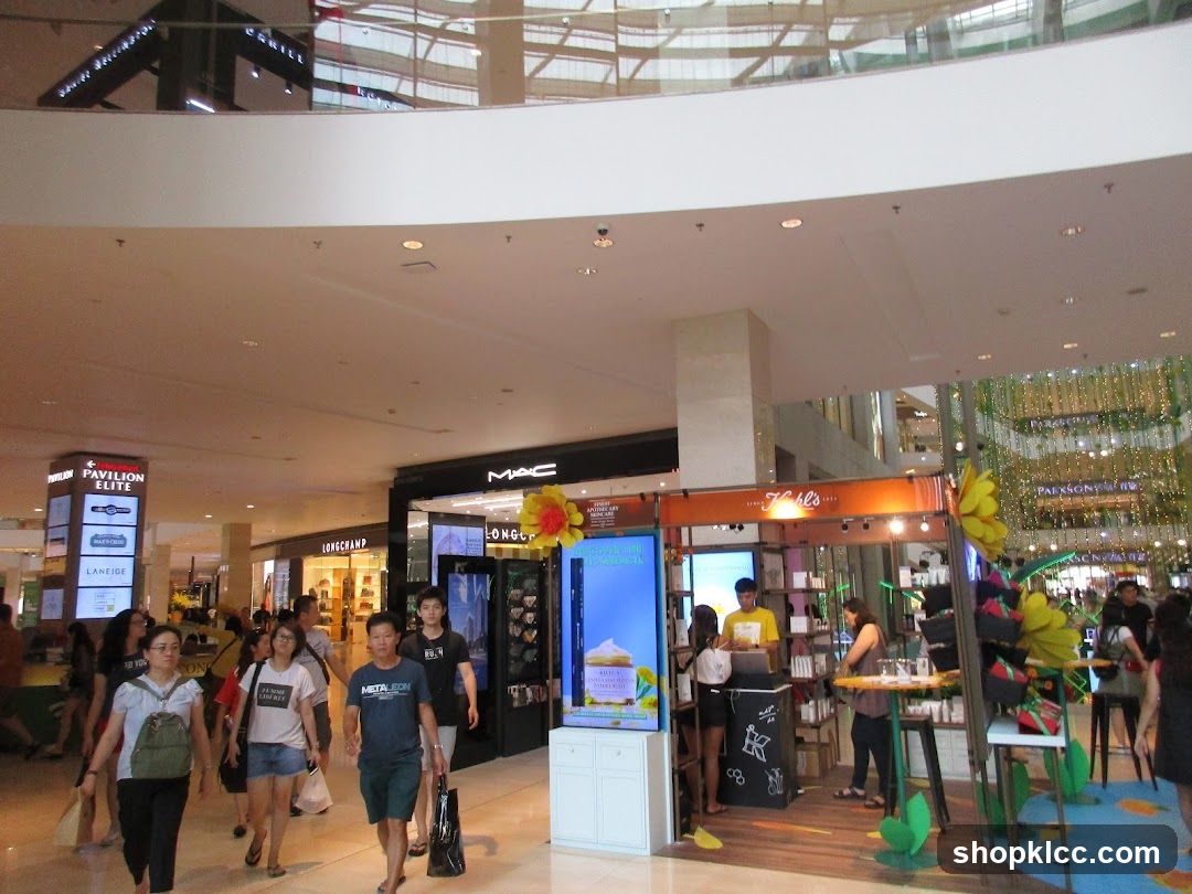 Kiehl's Pop-Up Store in a Mall