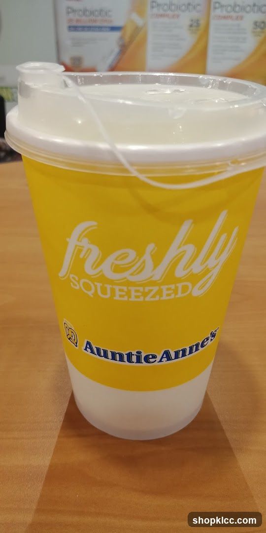 Auntie Anne's Freshly Squeezed Drink Cup