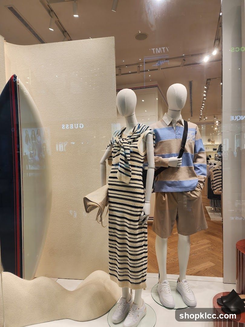 Store Window Display with Mannequins