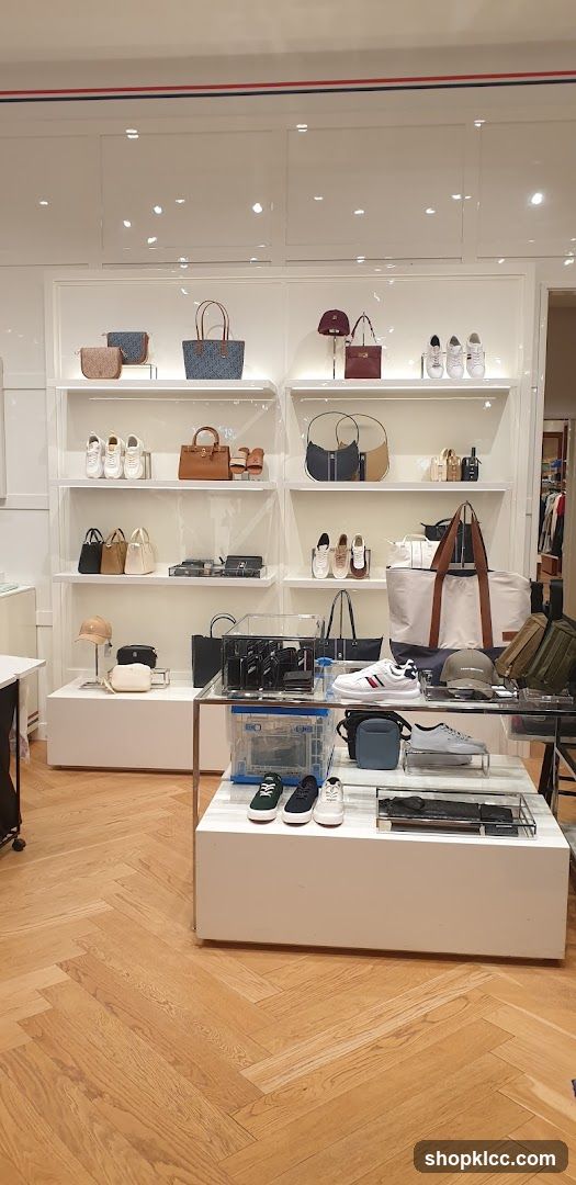 Store Display of Bags and Shoes