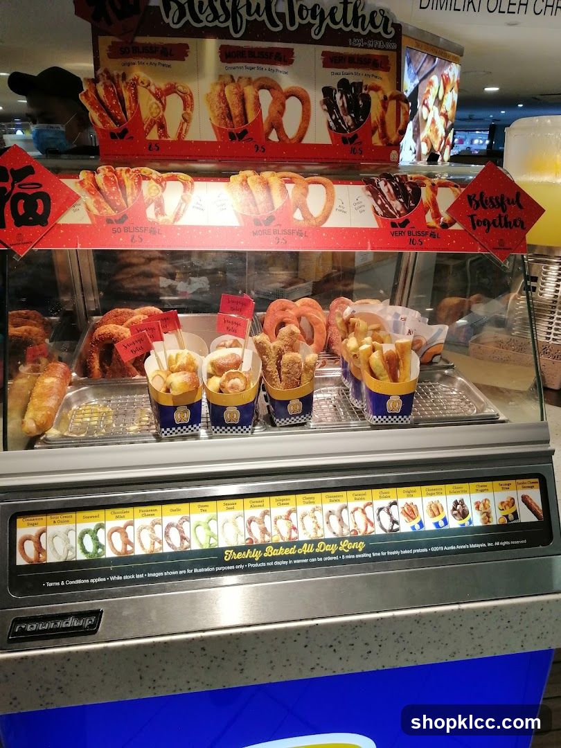 Auntie Anne's Pretzel Display