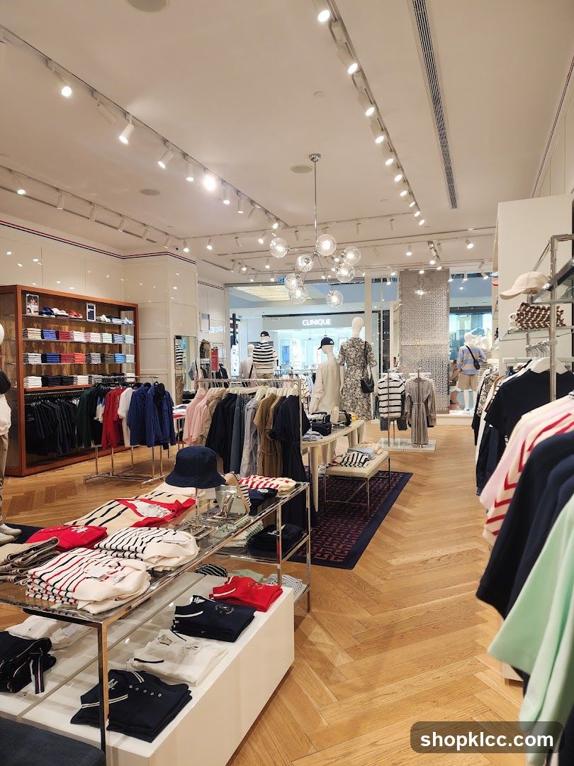 Clothing store interior