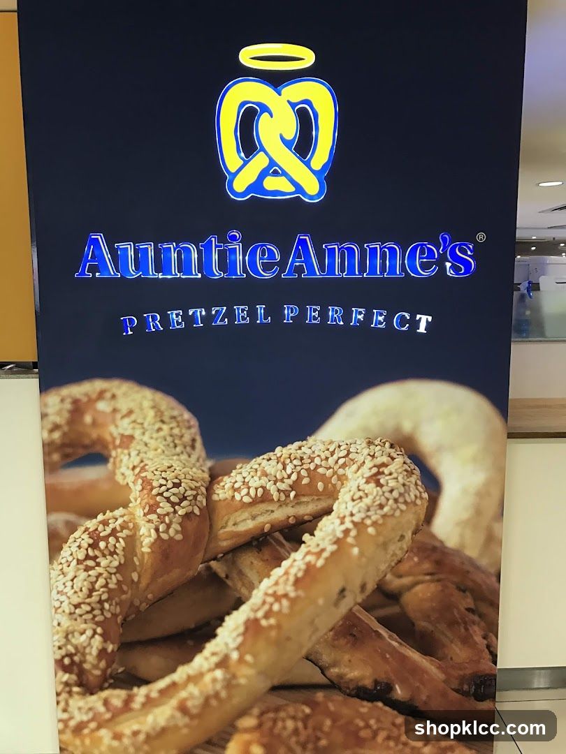 Auntie Anne's Pretzel Advertisement
