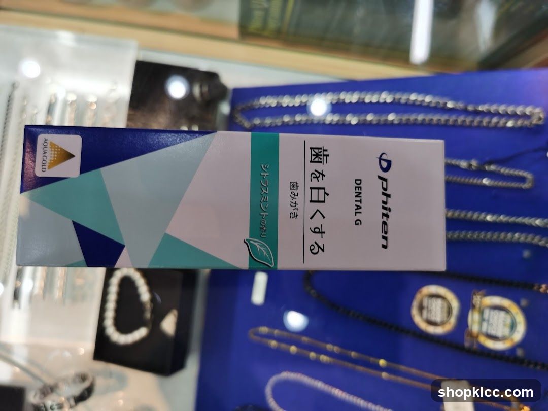 Phiten Dental G Toothpaste Box