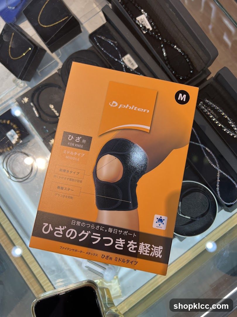 Phiten Knee Support Packaging