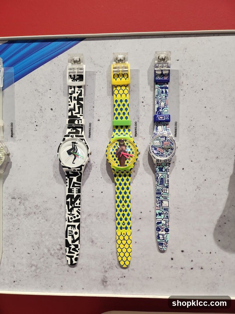 Swatch Watches Display