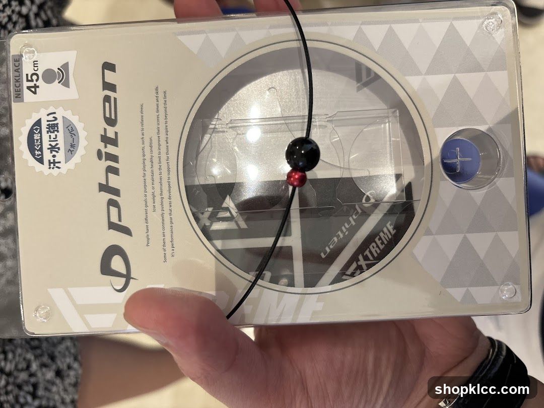Phiten Necklace Packaging