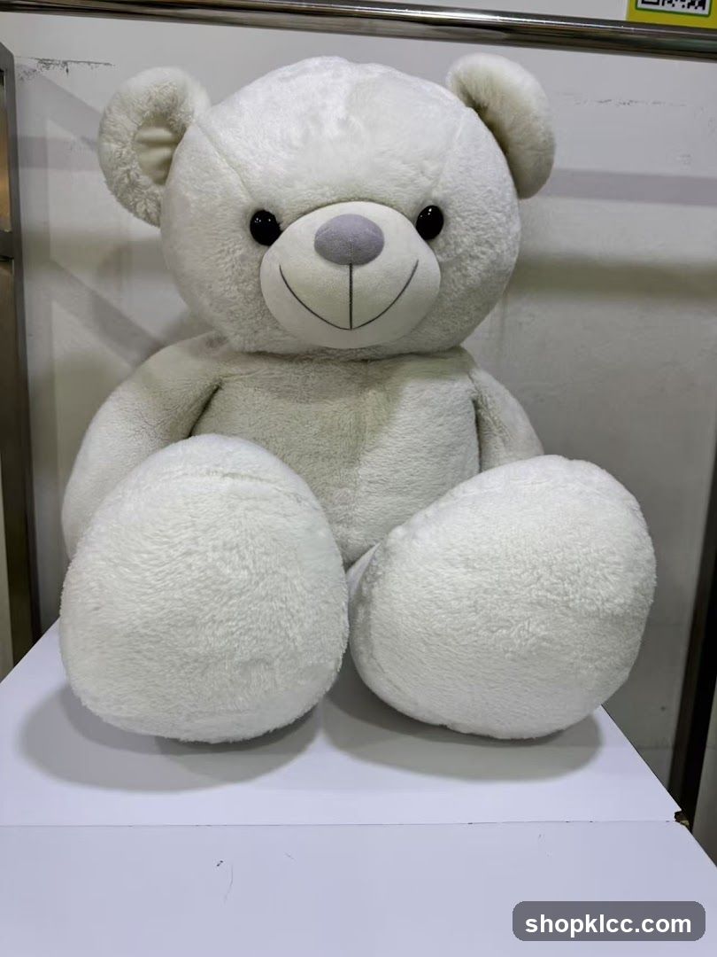 Large White Teddy Bear