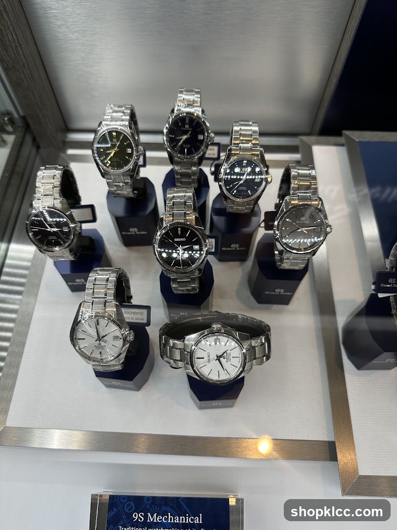 Display of Grand Seiko Watches