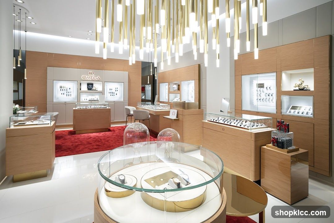 Omega Watch Store Interior