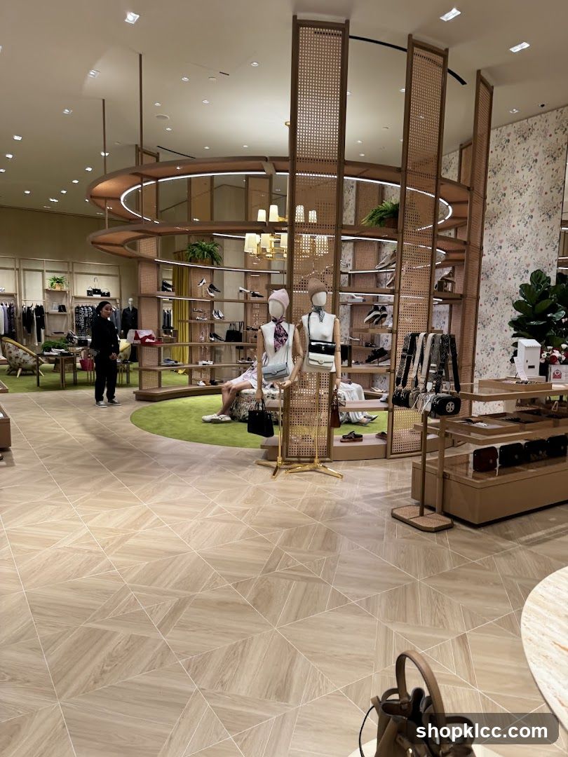 Retail Store Interior with Mannequins and Merchandise