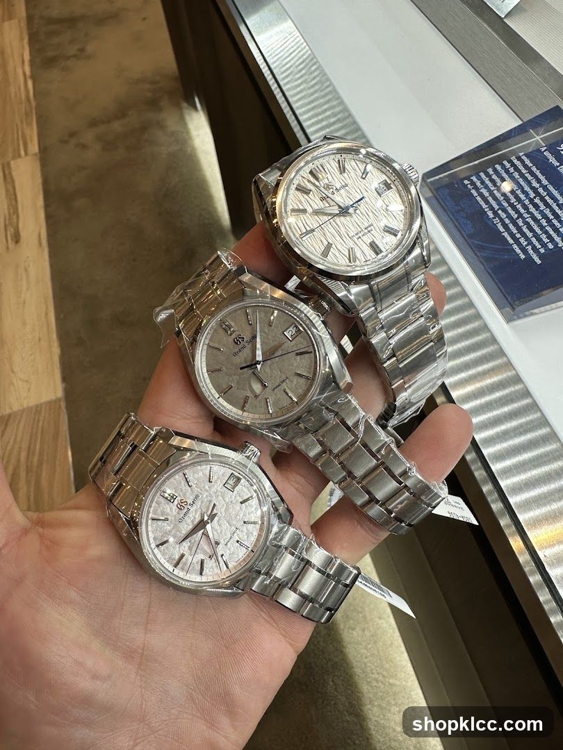 Three Grand Seiko Watches
