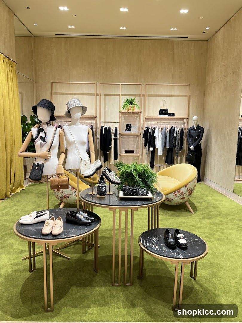 Luxury Shoe and Accessory Display