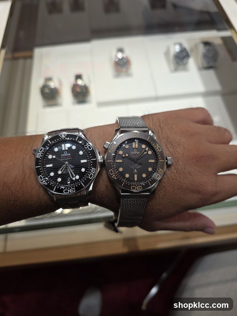 Two Omega Watches on a Wrist