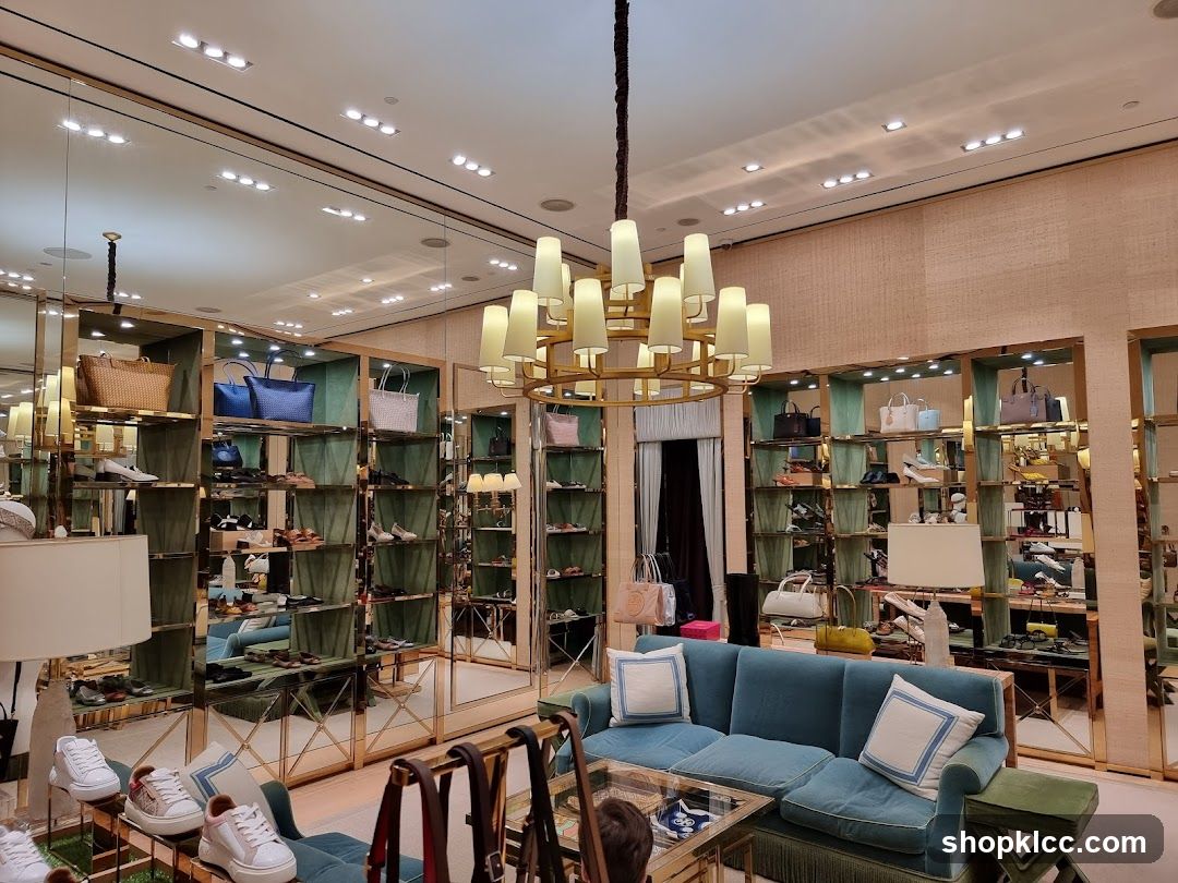 Luxury Handbag and Shoe Store Interior