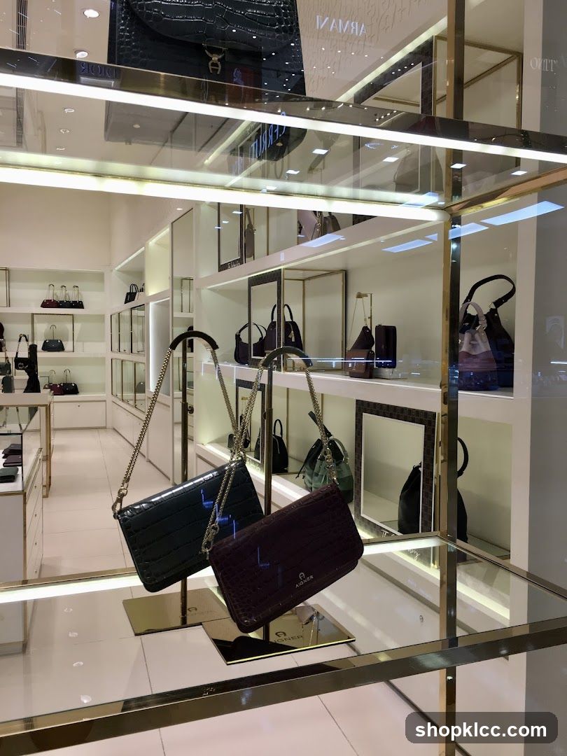 Handbags on Display