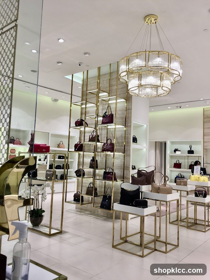 Luxury Handbag Store Interior