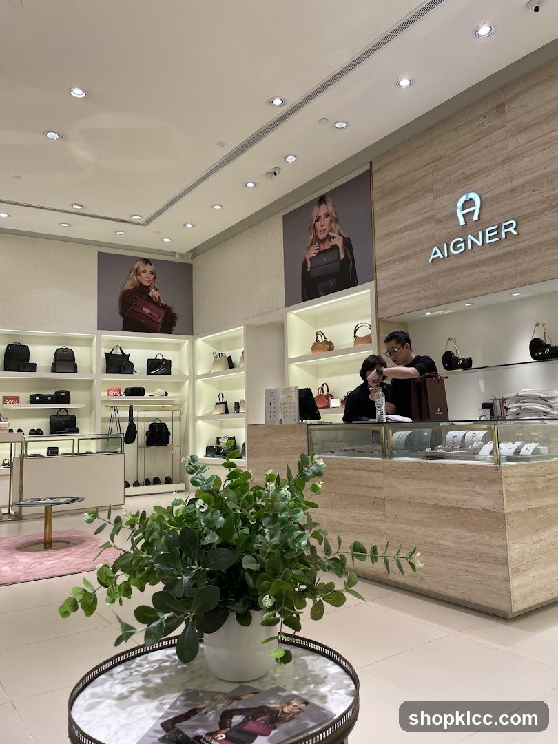 Aigner Store Interior
