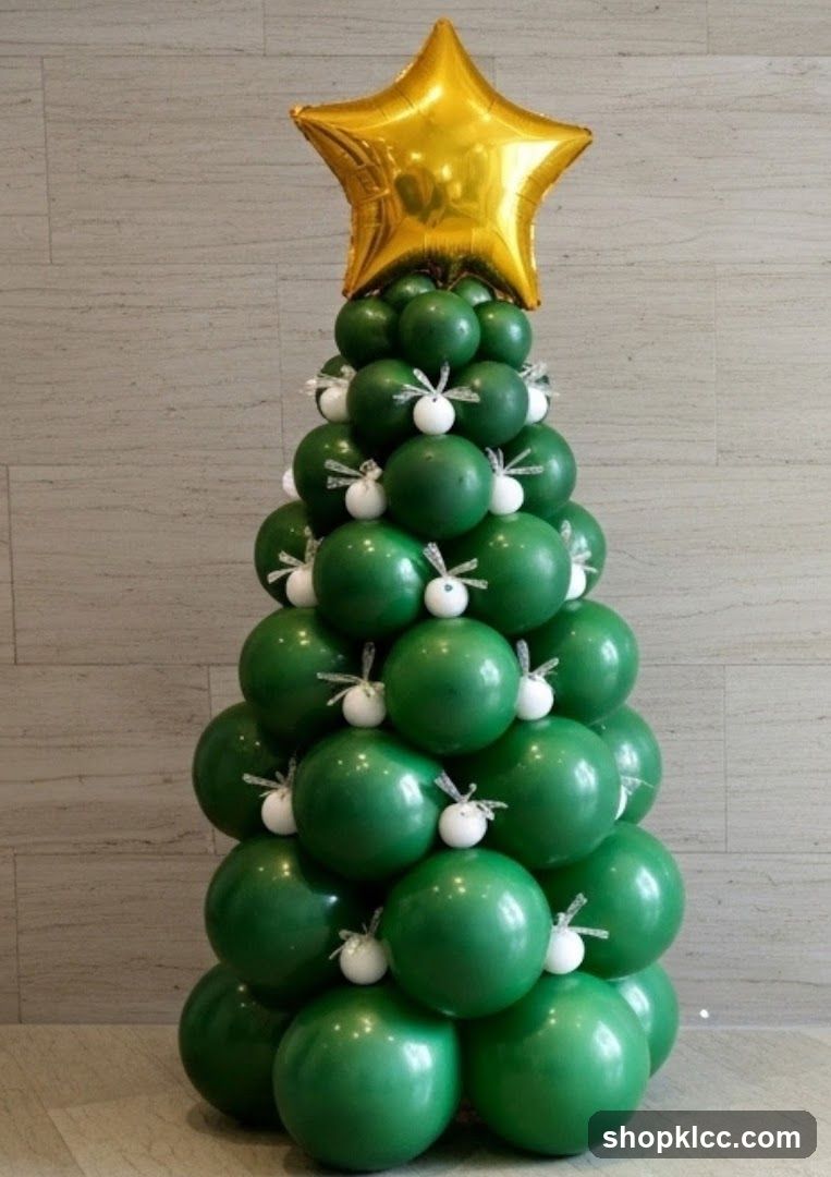 Balloon Christmas Tree