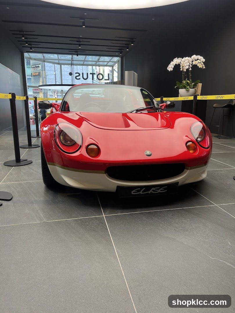 Red Lotus Elise Sports Car