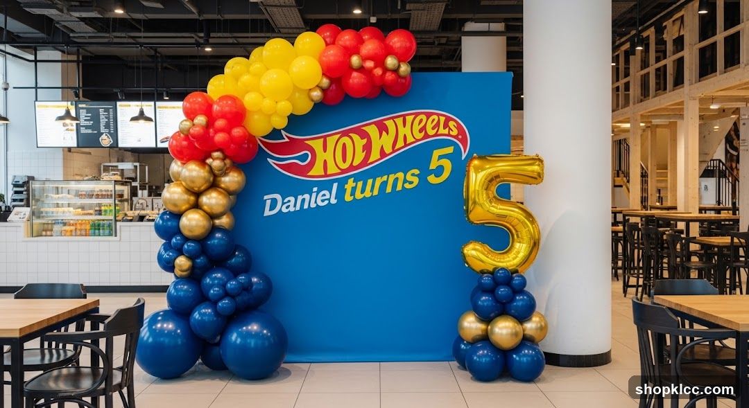 Hot Wheels Birthday Decoration