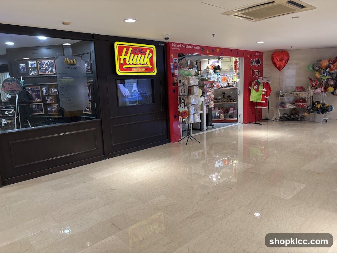 Mall storefronts