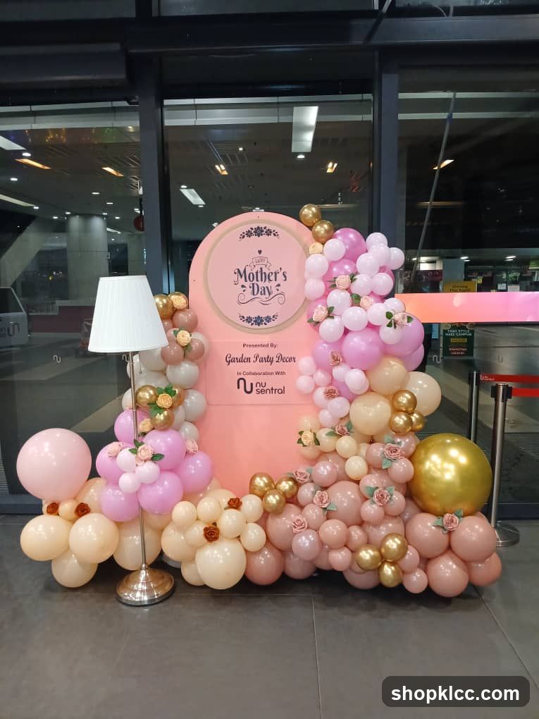 Mother's Day Balloon Display