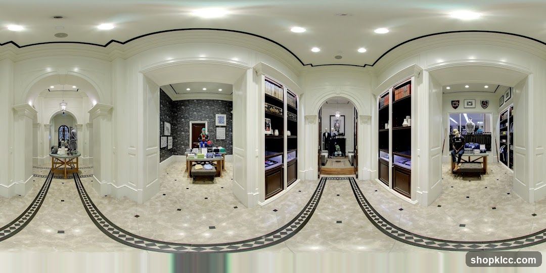 Interior of a clothing store