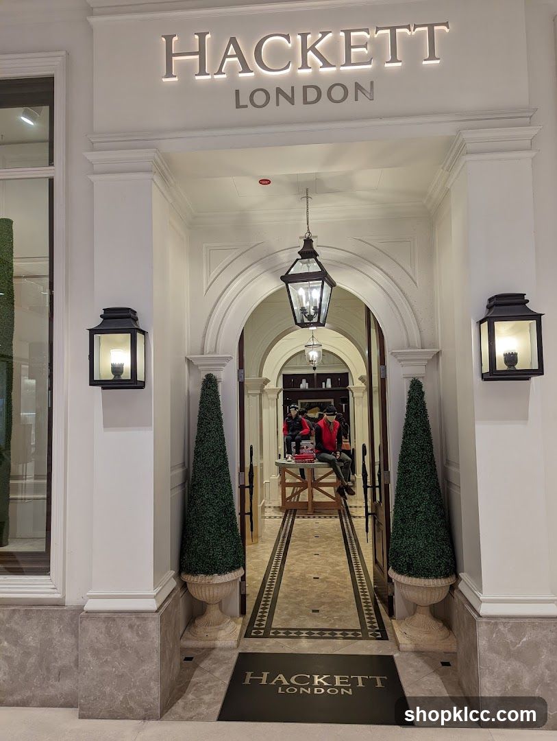 Hackett London Store Entrance