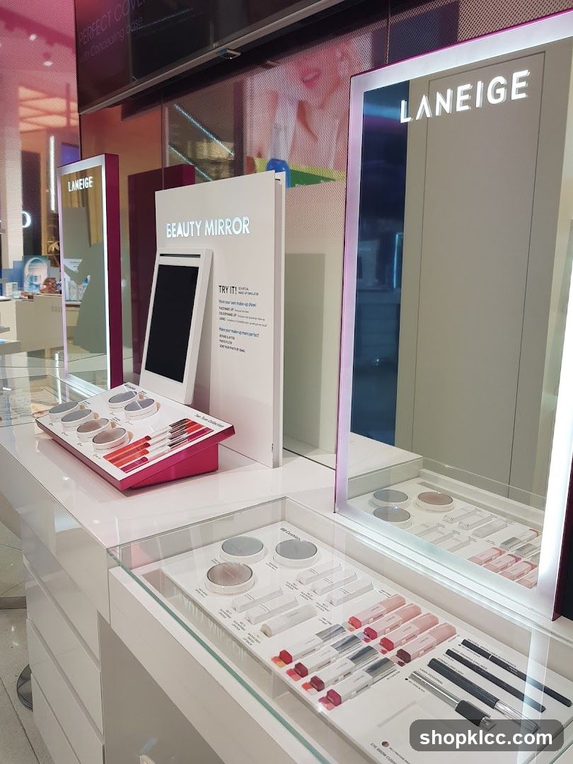 LANEIGE Beauty Mirror Display