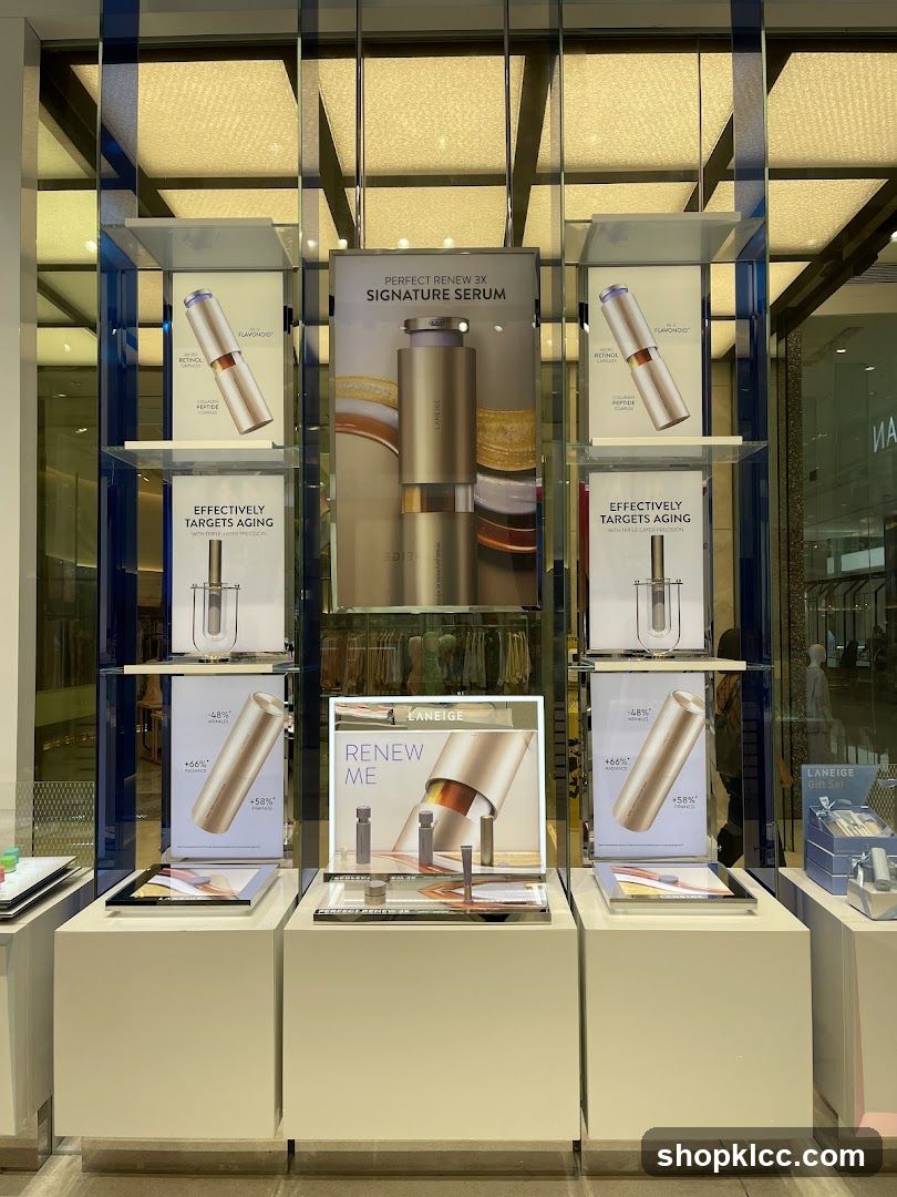 LANEIGE Skincare Display
