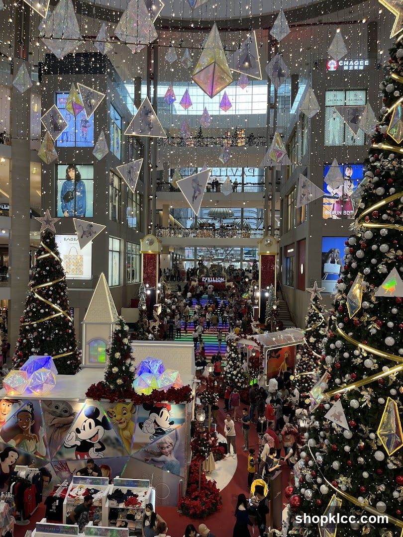 Christmas Decorations in a Mall