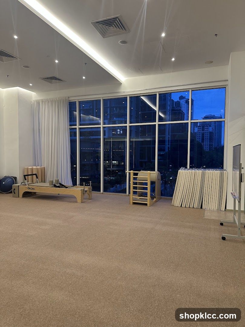 Pilates Studio with City View