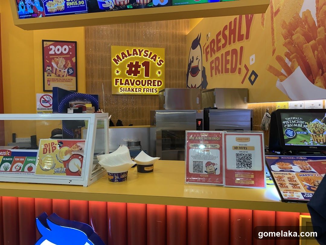 Fast Food Counter Interior