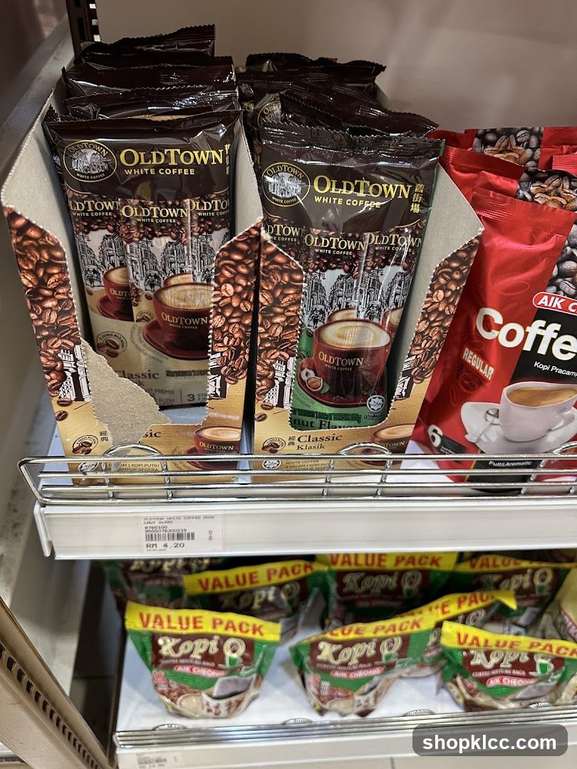 Coffee Shop Shelf Display