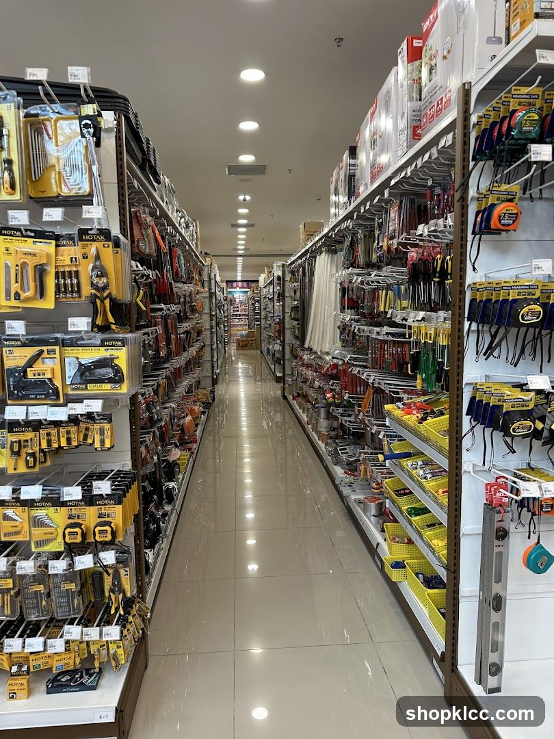 Hardware Store Interior Aisle