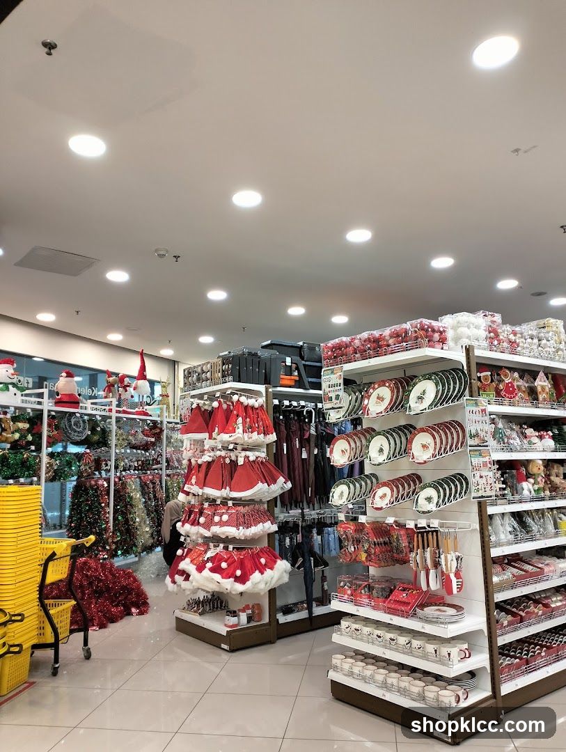 Christmas Decor Store Interior