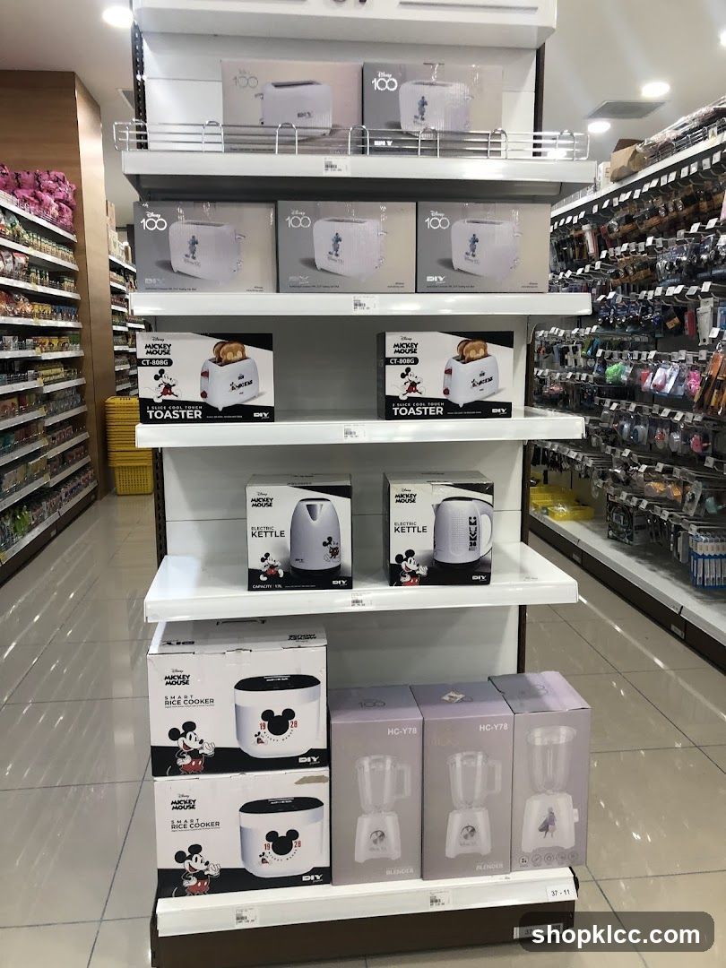 Mickey Mouse Kitchen Appliances Display
