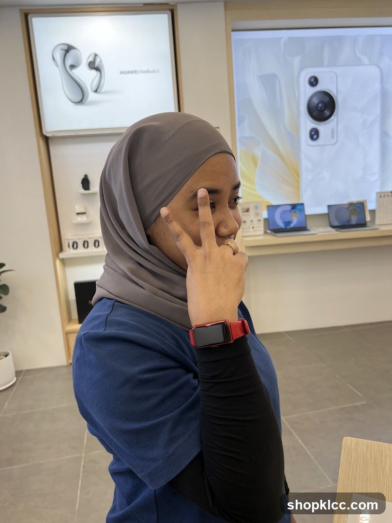 Woman Posing in a Store