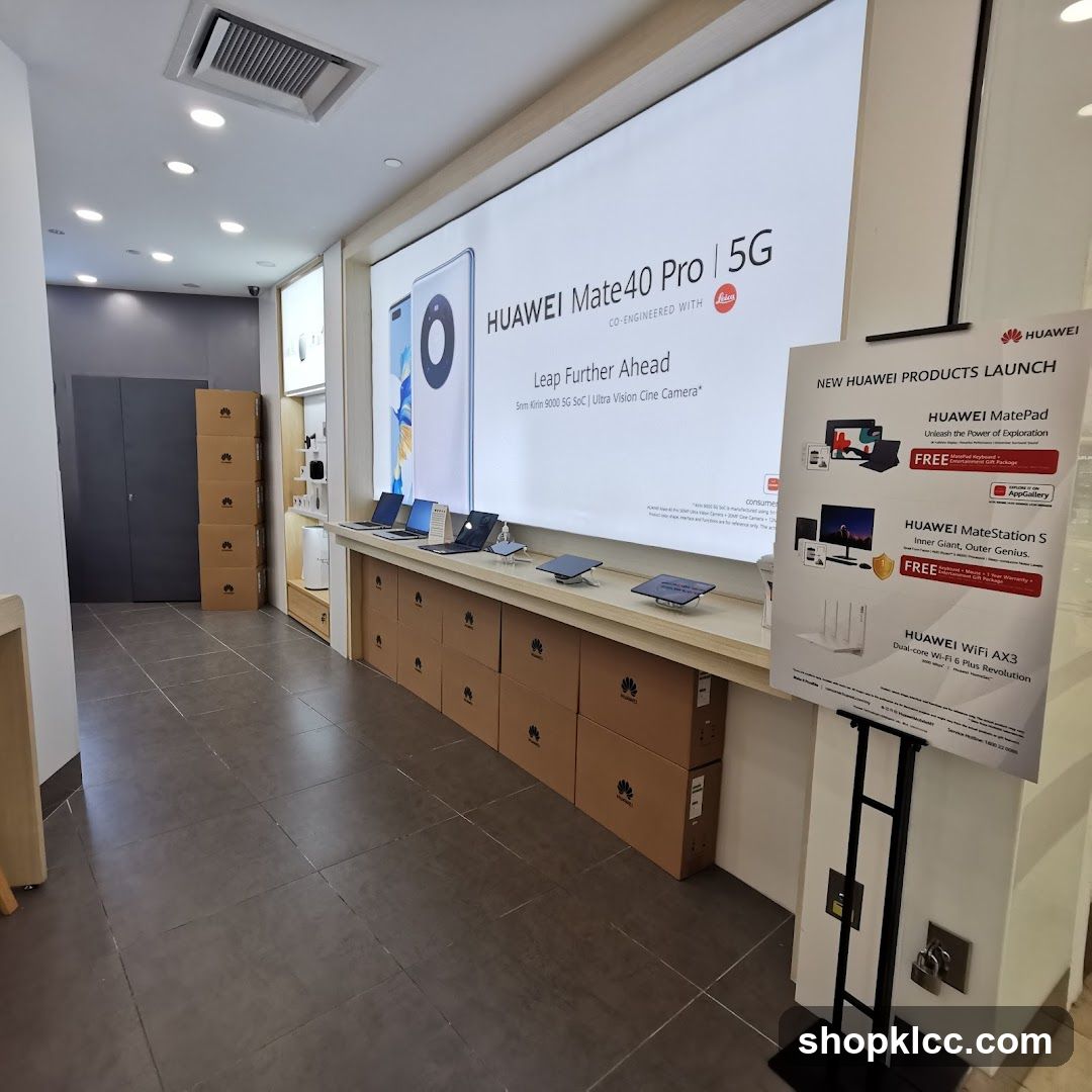 Huawei Product Launch Display